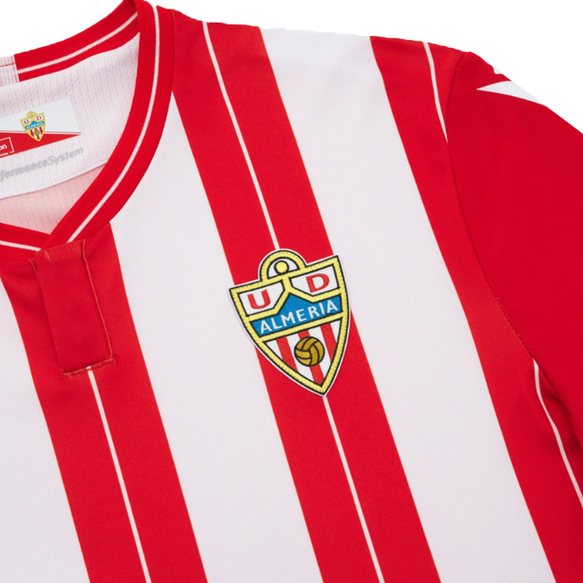 Camisola Macron UD Almeria Primeiro Equipamento 2025-2026