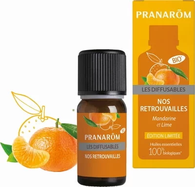 Les Diffusables Nos retrouvailles Pranarom - Mandarine Et Lime - 10ml
