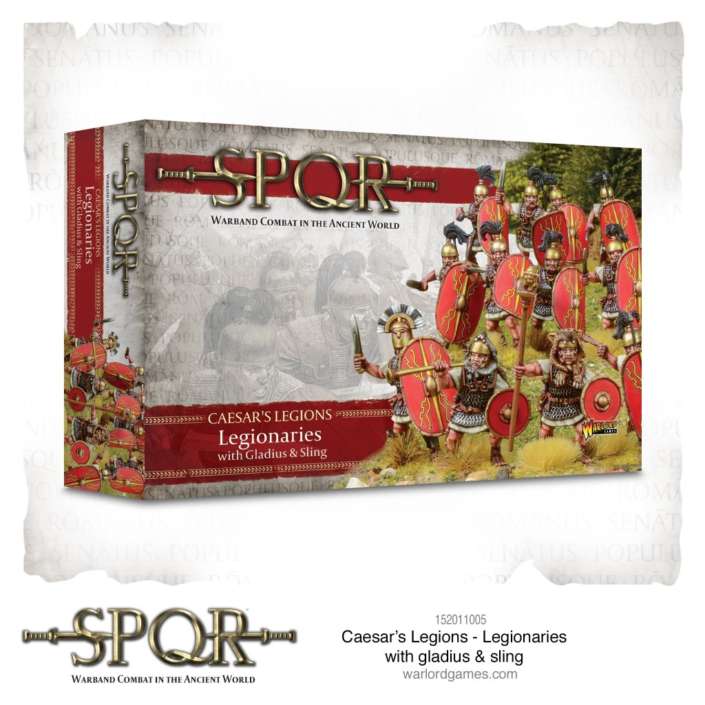 SPQR: Caesar's Legions - Legionaries with Gladius & Sling