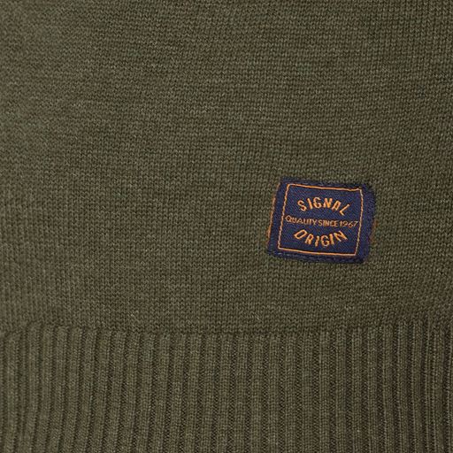 Signal Kyler Structure Crew Striktrøje, Ivy Green Melange, 4XL