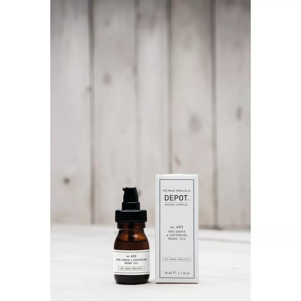 Depot 403 Pre-Shave & Softening Beard Oil - 30 ml.