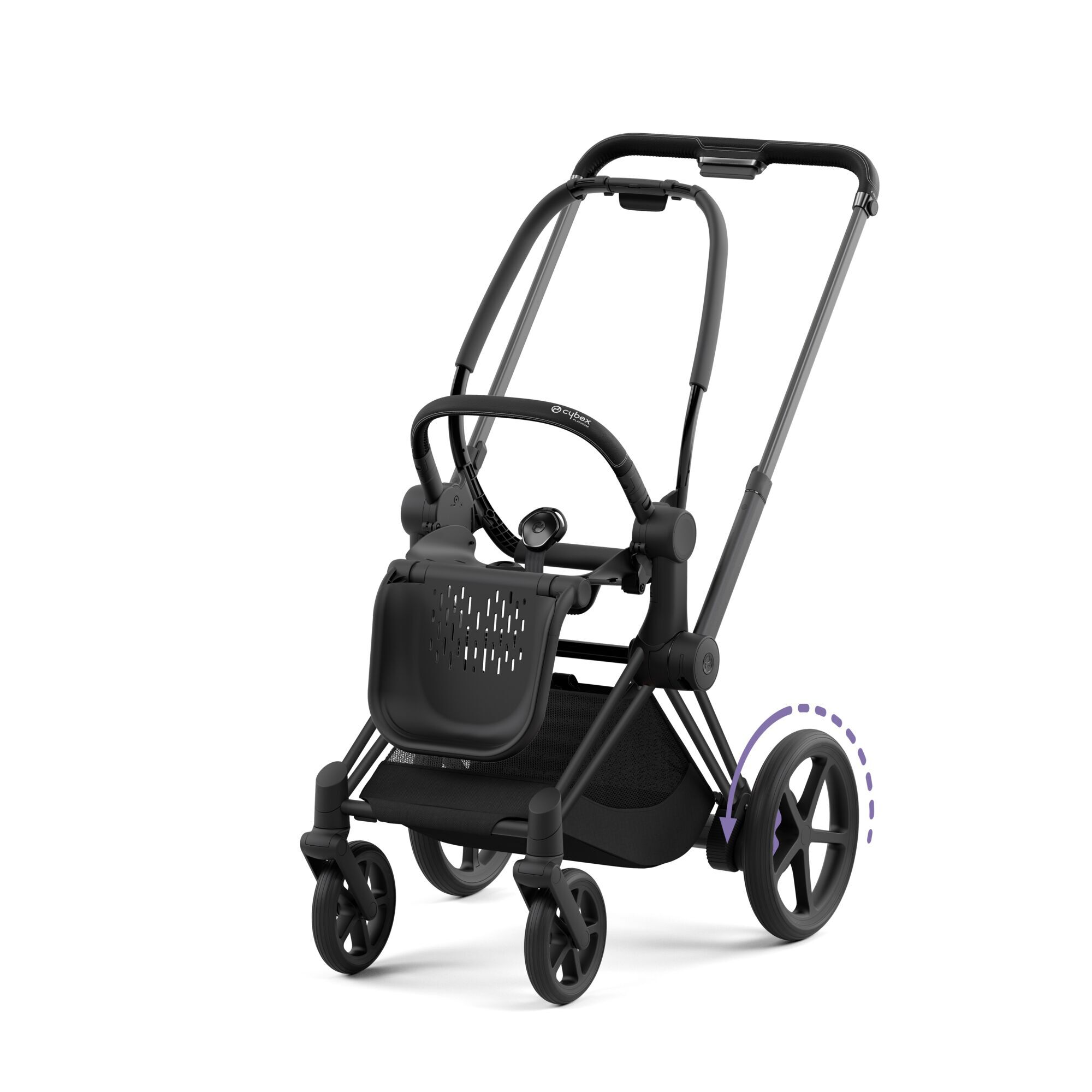 e-Priam Rahmen Matt Black