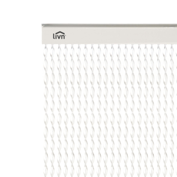 Livn deurgordijn Twinkle wit 90x210 cm