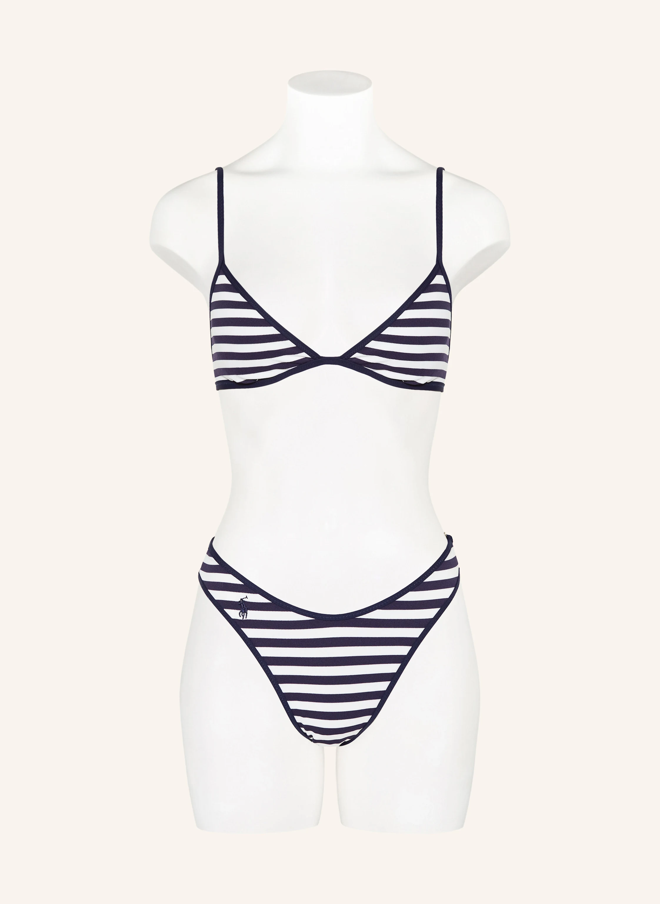 POLO RALPH LAUREN Triangel-Bikini-Top PIQUE STRIPE