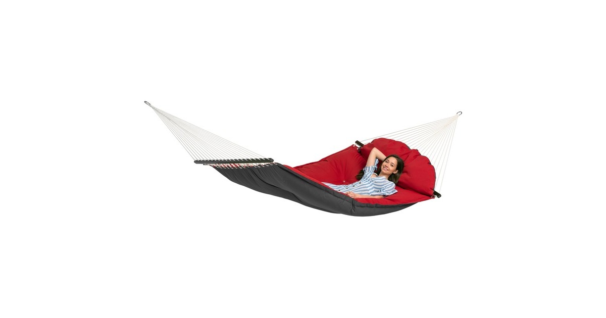 AmazonasFat Hammock Red hangmat   (Rood/grijs)