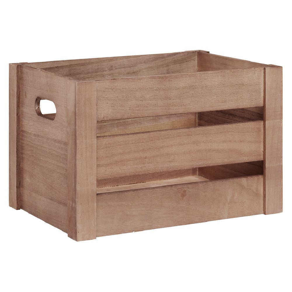 Caisse de rangement en bois Taille S