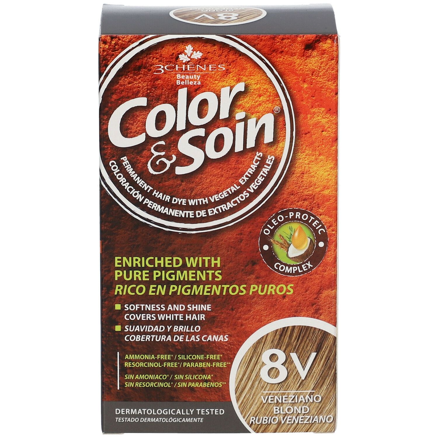 Les 3 Chênes Color & Soin Coloration 8V Blond