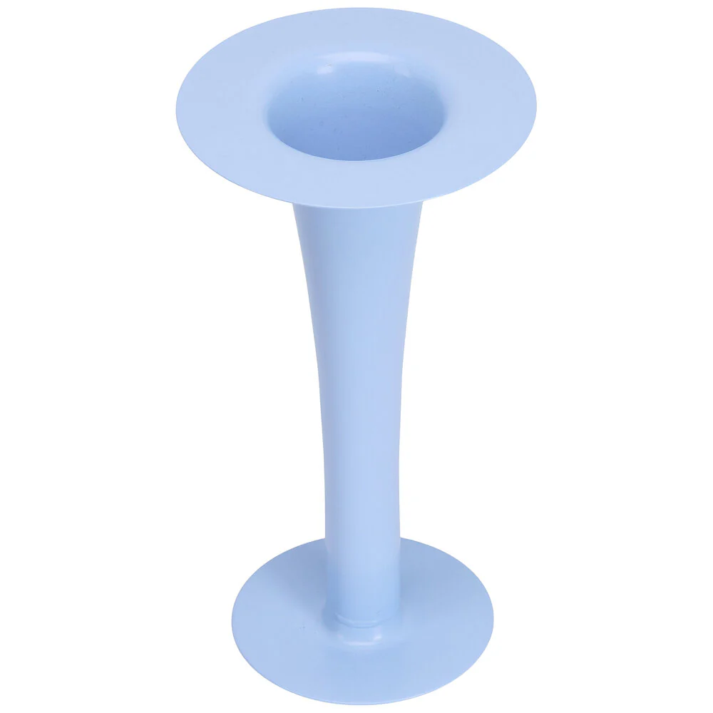 Design Letters  Trumpet 2-in-1 vase & lysestage, blå - H24 cm