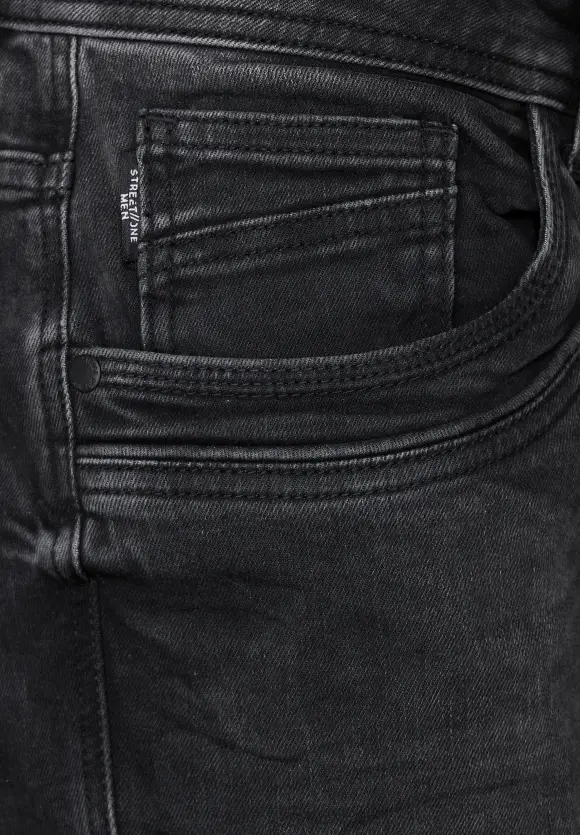 Slim Fit Jeans - black random wash