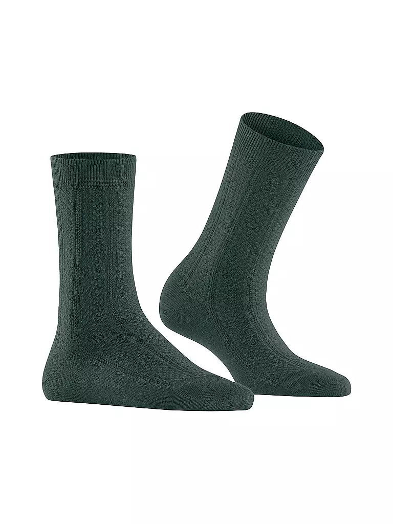 FALKE Socken NEEDLEPOINT thyme olive