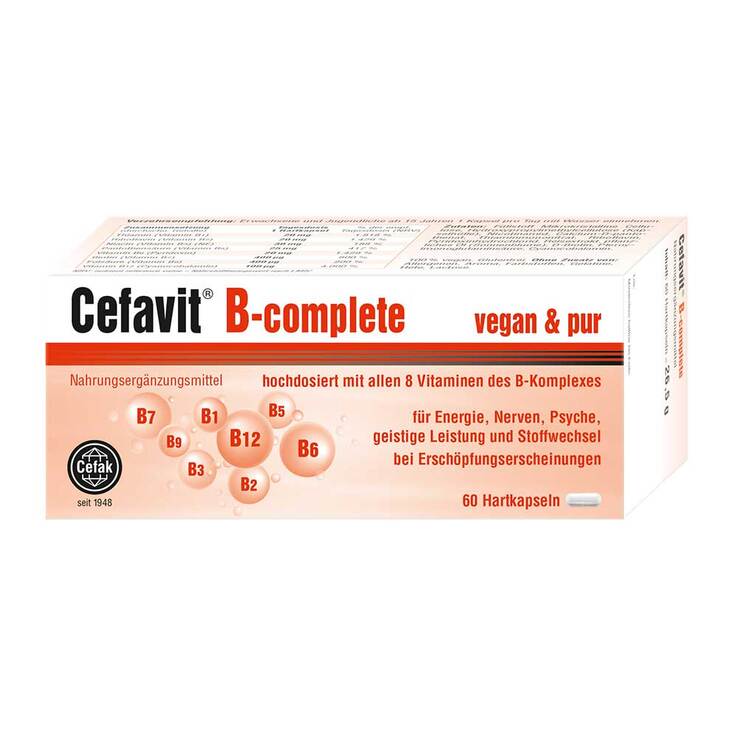 Cefavit B complete Hartkapseln, 60 St