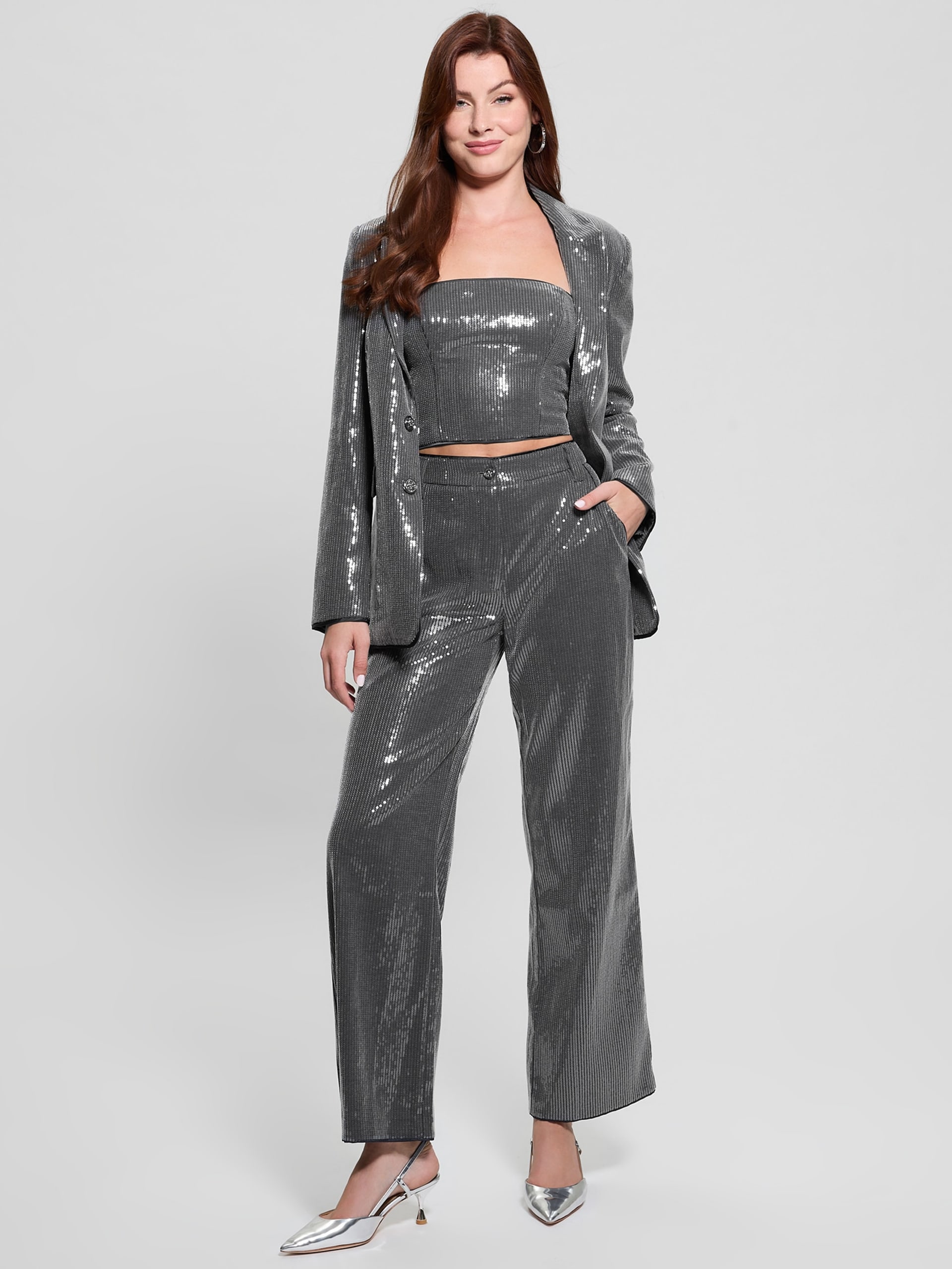 Blazer Doris com lantejoulas