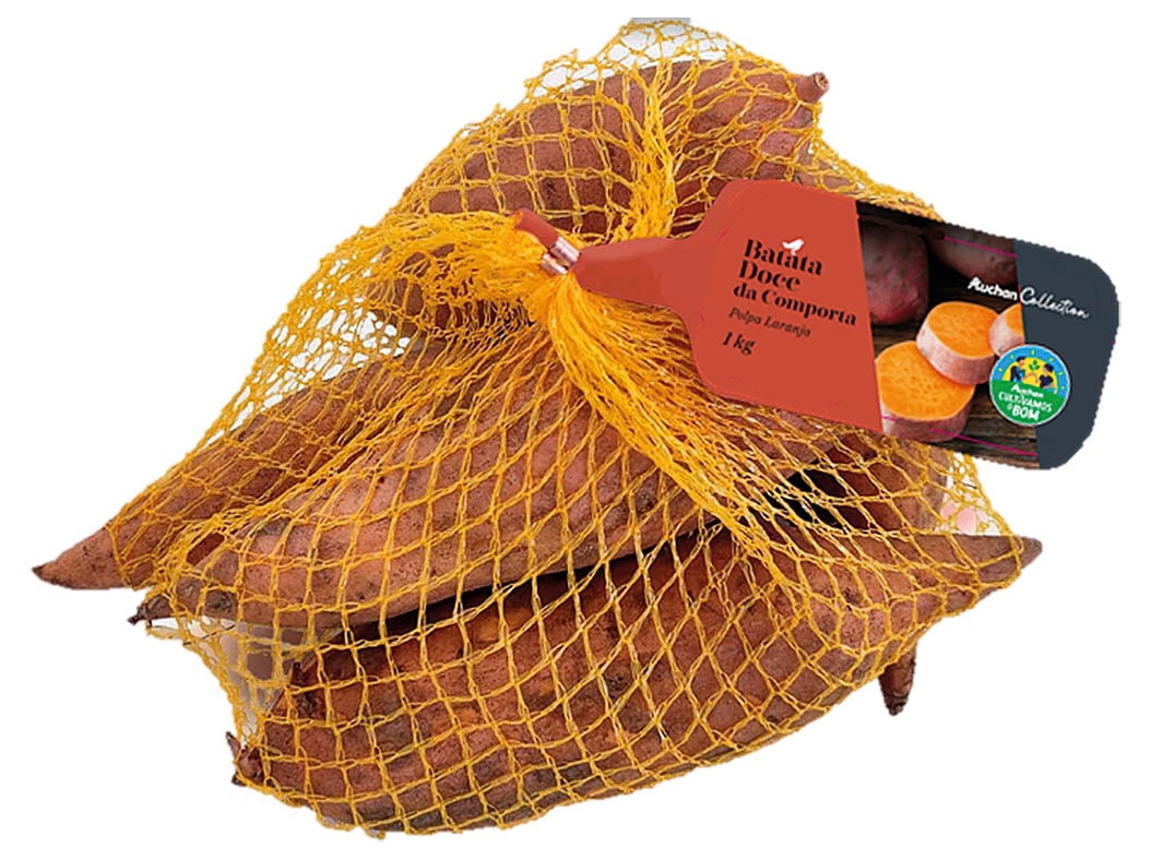 BATATA DOCE LARANJA AUCHAN COLLECTION CULTIVAMOS O BOM 1KG