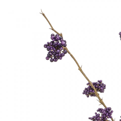 Fleurdirect Kunsttak Callicarpa - Paars - Kunststof