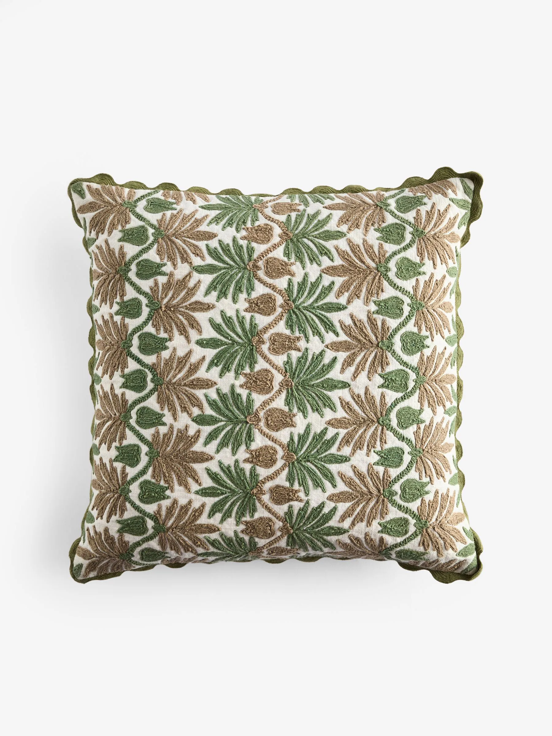 Nina Campbell Embroidered Cushion