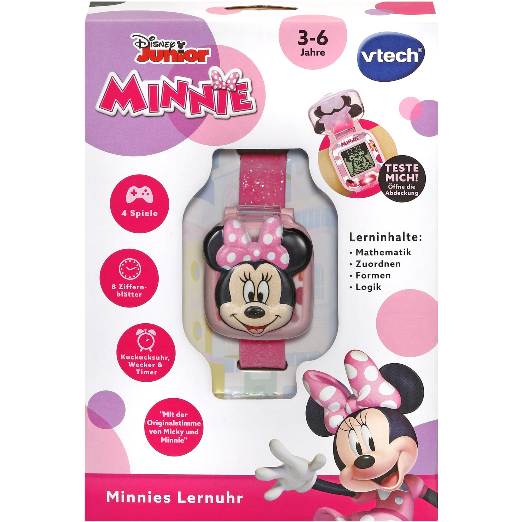 Vtech Armbanduhr Vtech Minnies Lernuhr