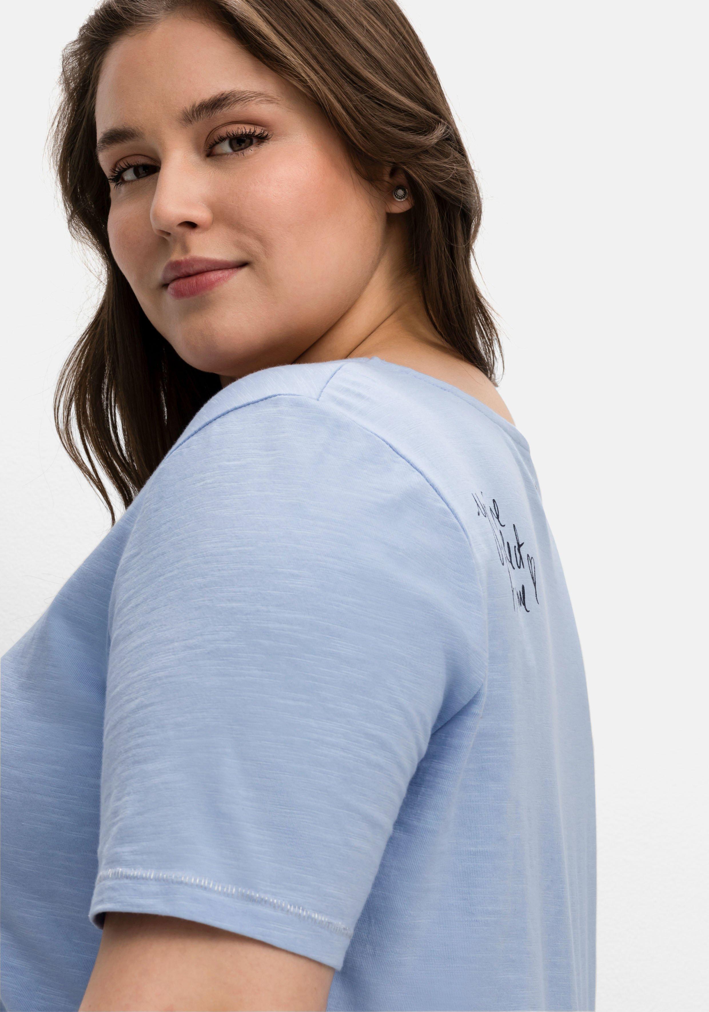 Shirt mit Print hinten auf der Schulter