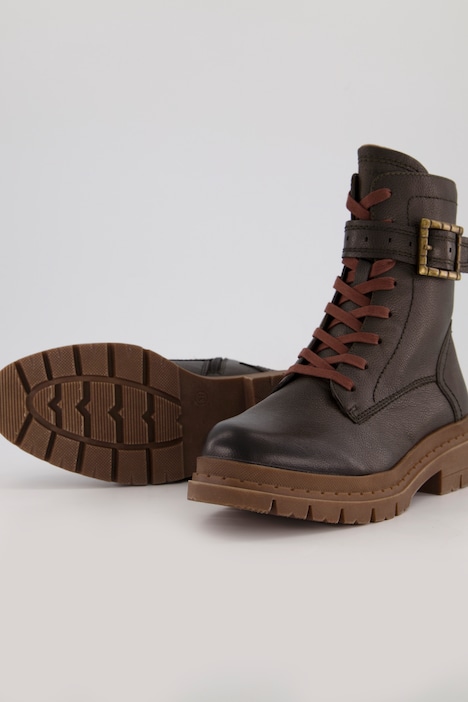 Tamaris Leder-Boots, Zipper, Plüschfutter, Weite H