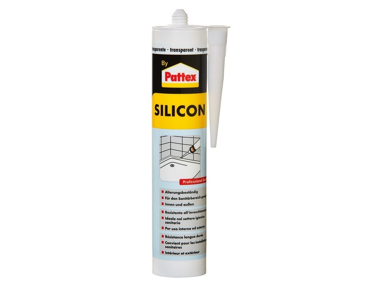 Siliconenkit, transparant 310 ml