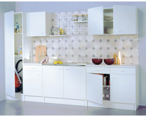 Flex Well onderkast met lade en draaideur Speed BxDxH 100 x 50 x 85 cm wit mat gedemonteerd scharnier links rechts