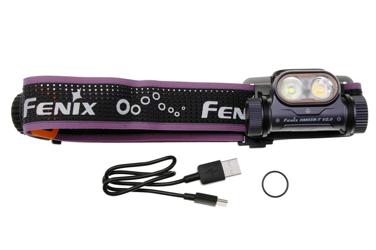 Fenix HM65R-T V2.0 Dark Purple, oplaadbare hoofdlamp, 1600 lumen