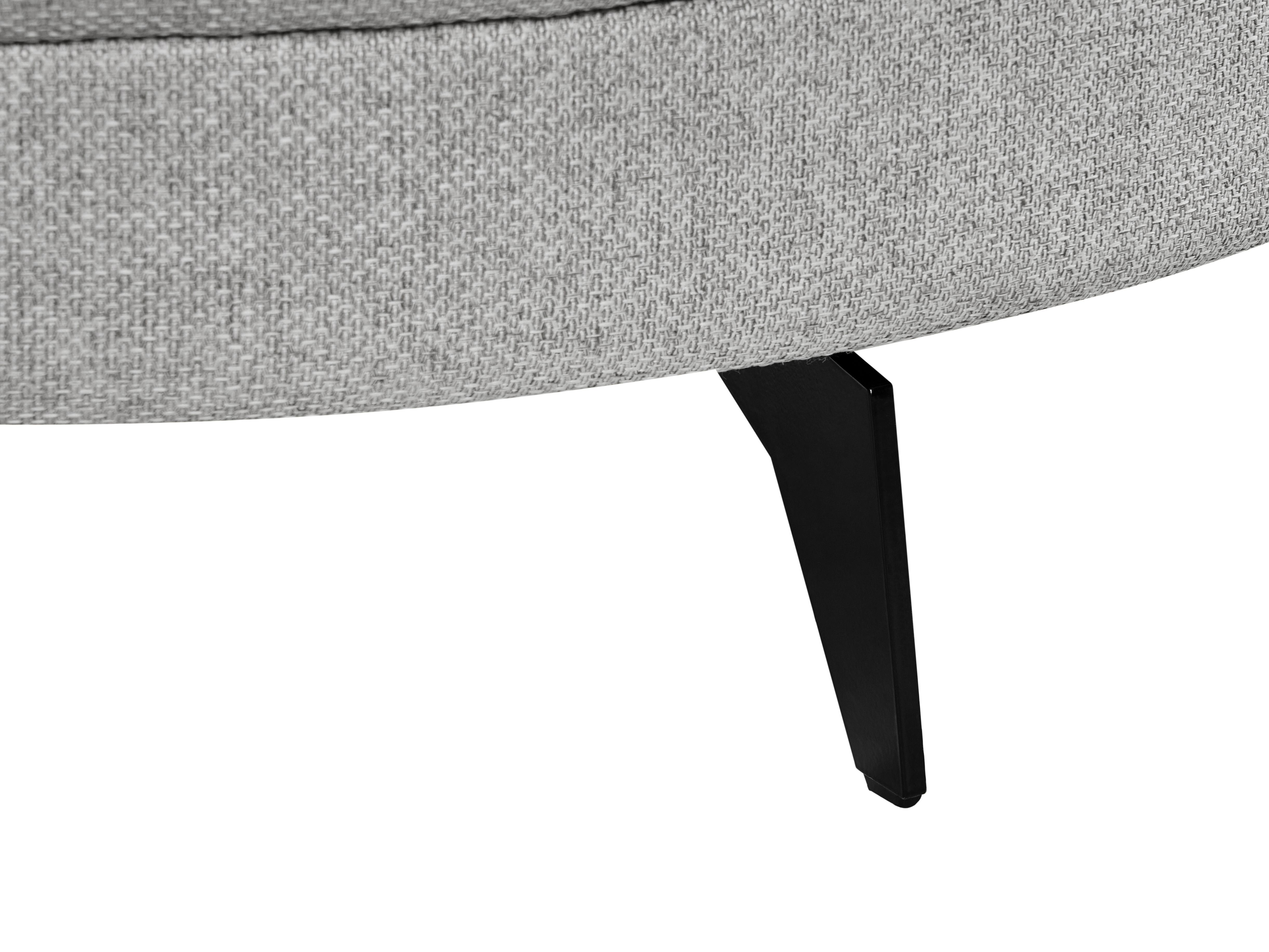 Chaise longue MARUM Kunstlinnen Grijs