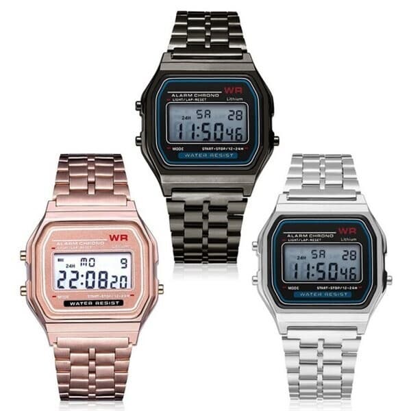 Classic Quartz LED Digitalt Herreur