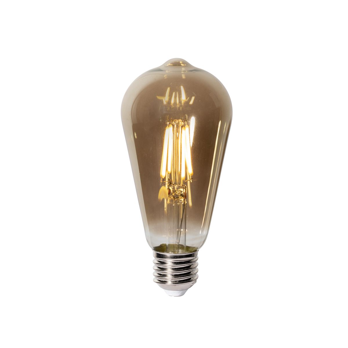 E27 dimbare LED lamp ST64 smoke glas 5W 450 lm 2700K