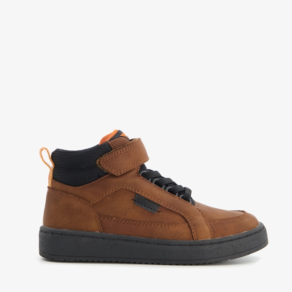 Blue Box hoge jongens sneakers cognac