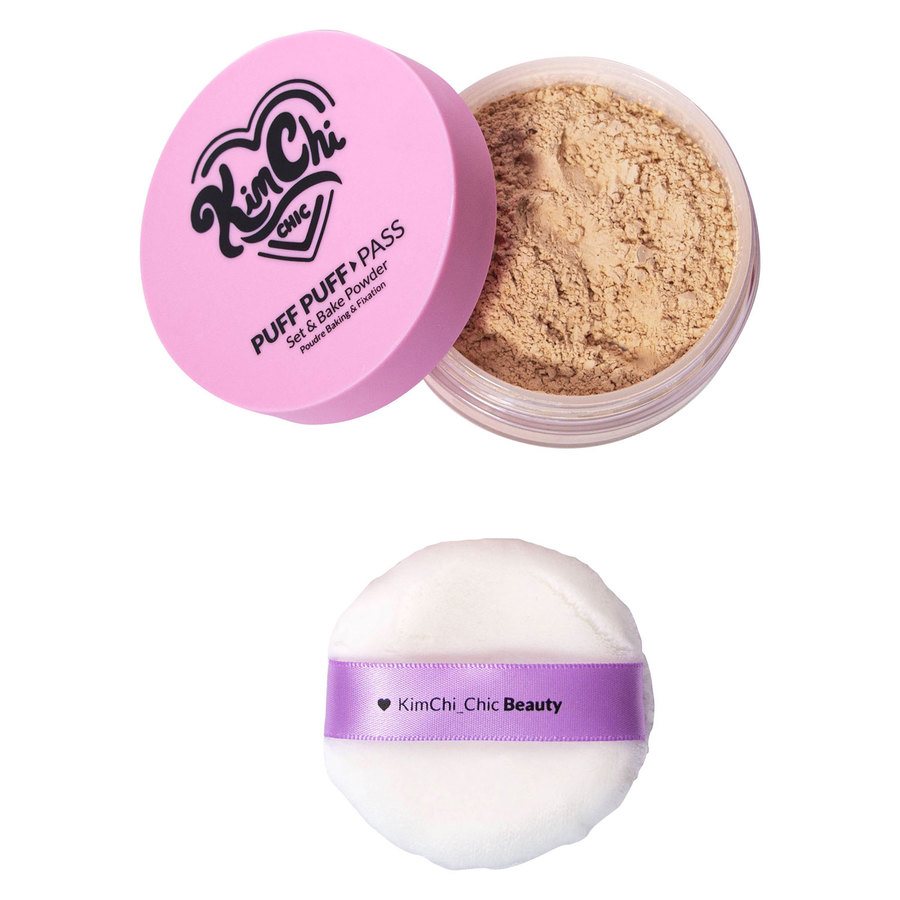 KimChi Chic Puff Puff Pass Loose Setting Powder Peachy 24g