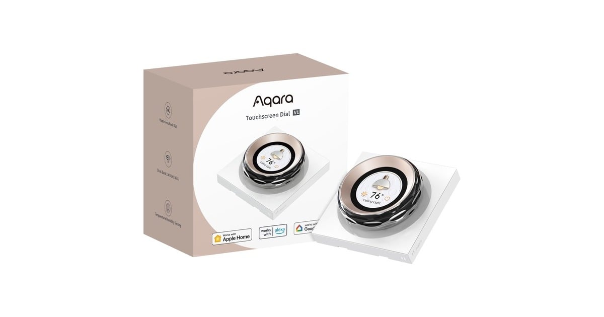 AqaraTouchscreen Dial V1 schakelaar  (Bluetooth, Wi-Fi, Zigbee)