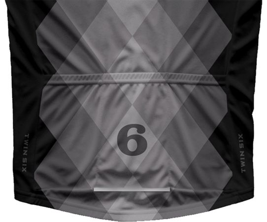 THE ARGYLE Herren-Kurzarmtrikot  blackgray  3XL