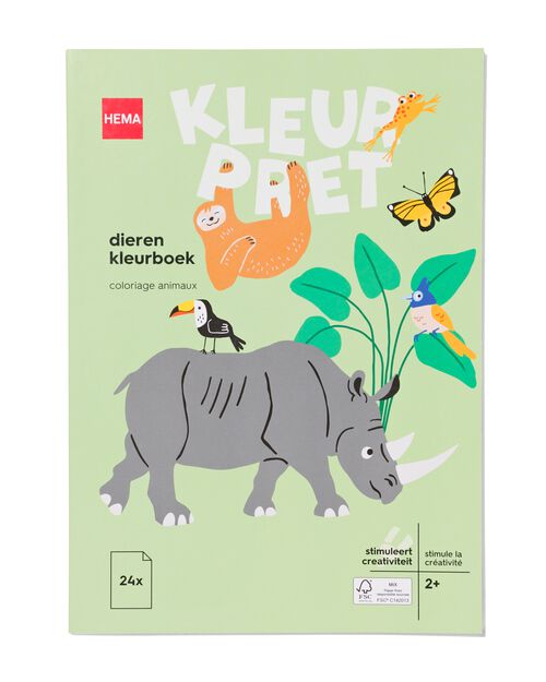 album à colorier jungle 2+