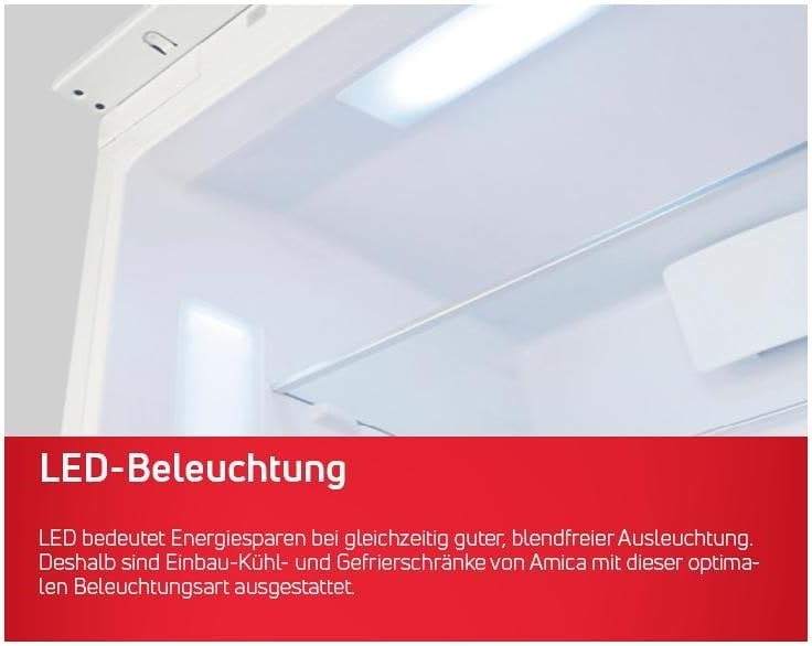 Amica KGCL 387 150 S Kühl-Gefrierkombination/Schwarze Edelstahloptik / 176cm Höhe/elektr. Steuerung/weniger Abtauen dank FrostControl/VitControl Schublade