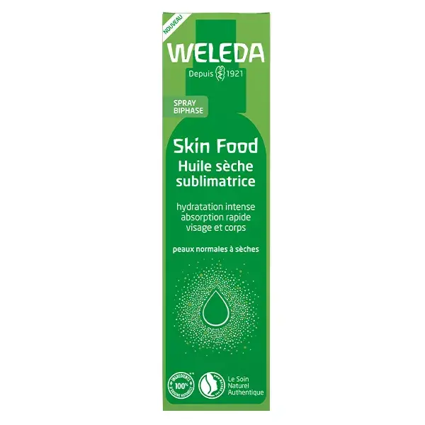 Óleo Seco Sublime Skin Food da Weleda 100ml