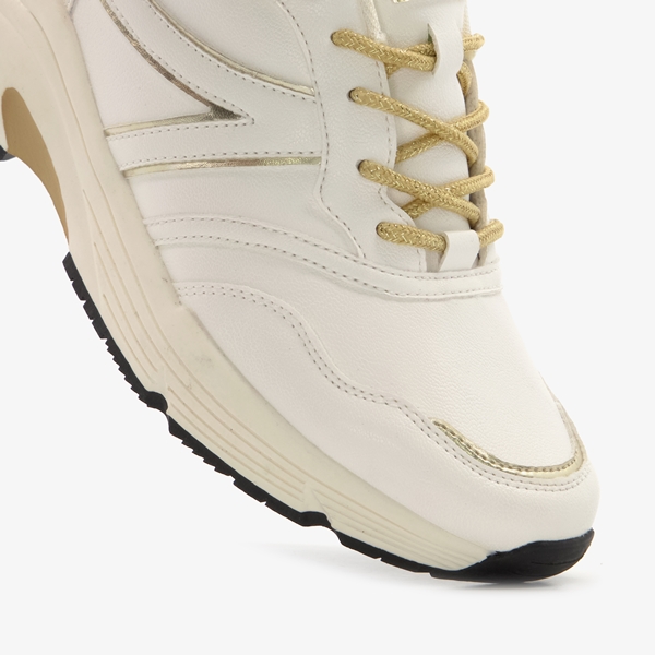 Blue Box dames dad sneakers met gouden details