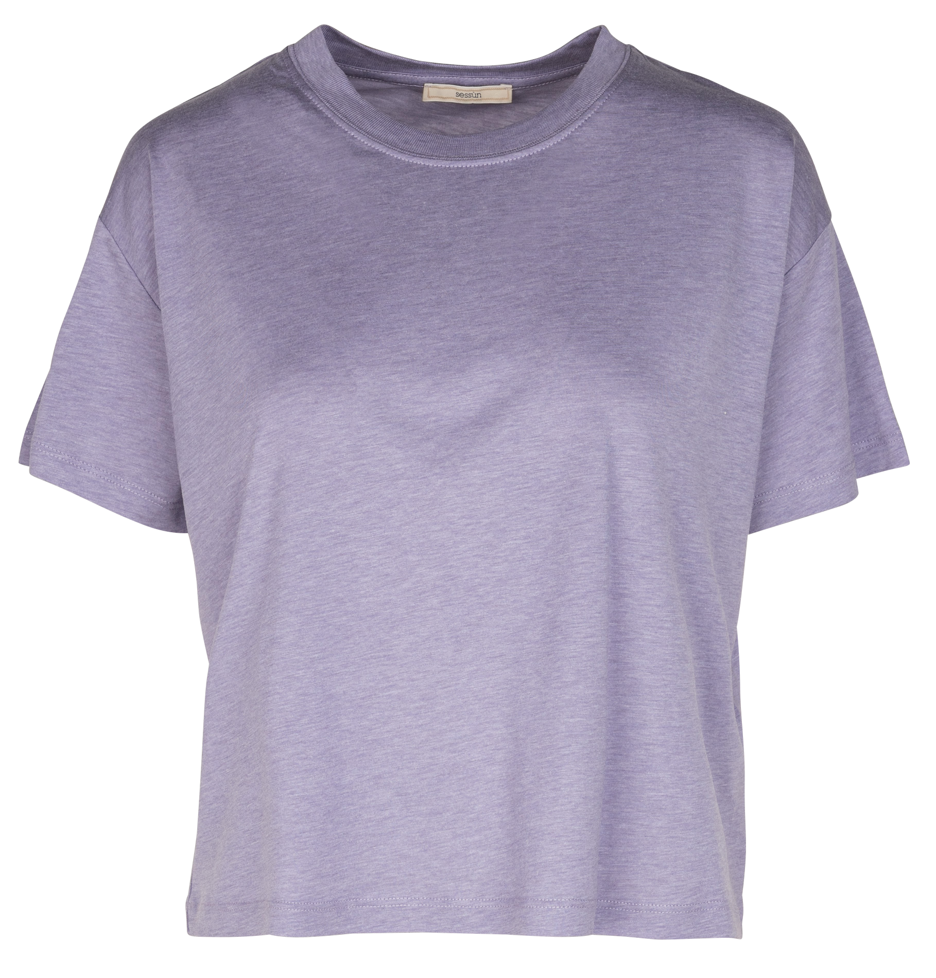 TOO - Tee-shirt ample col rond fluide | Violet