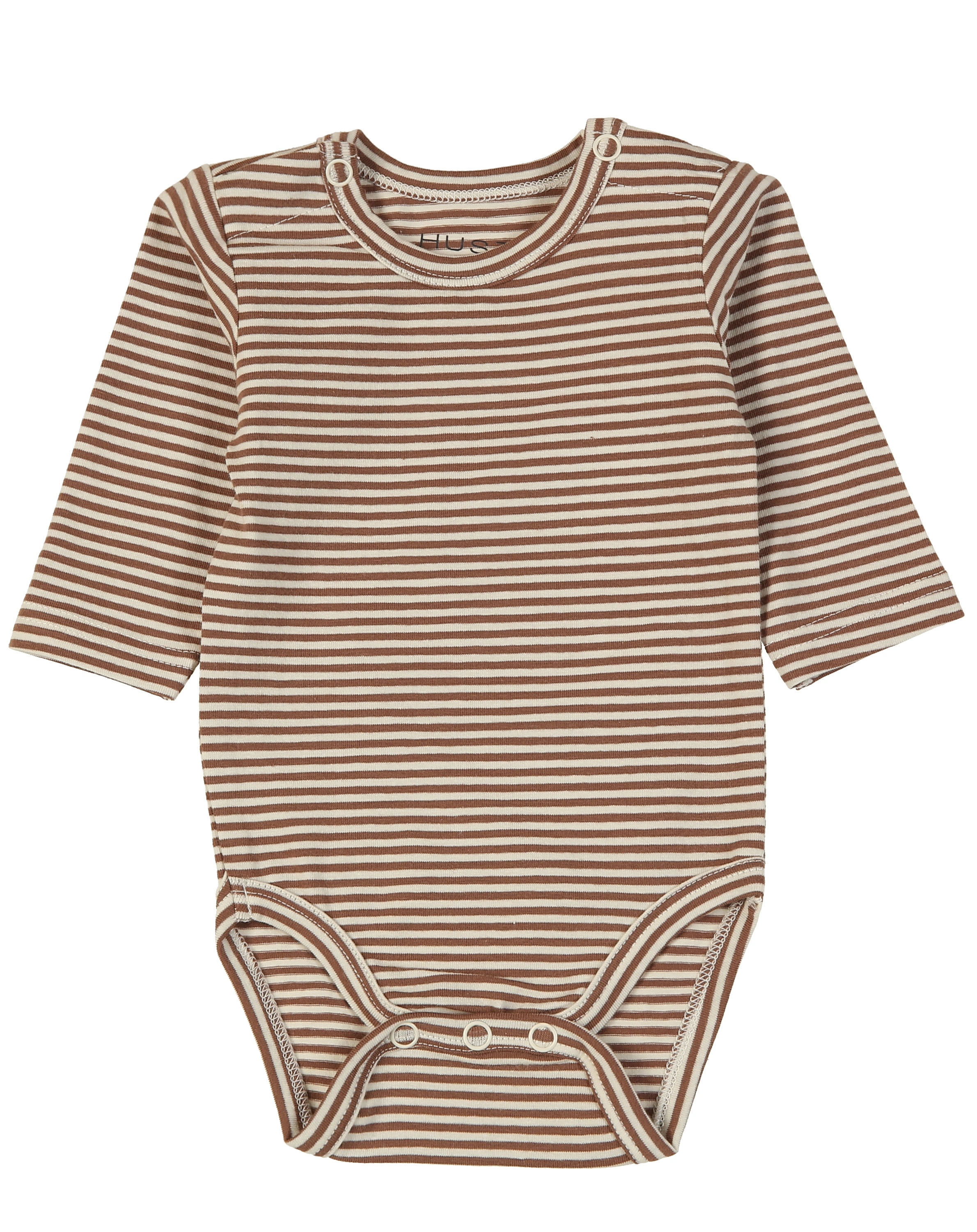 Langarm-Body BASE 3er Pack in mocca
