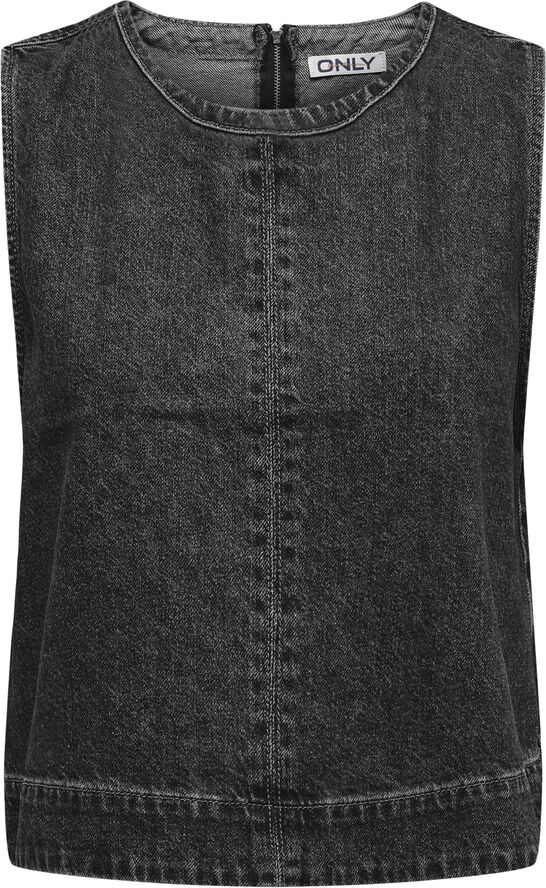 ONLY ONLDORSI S/L TOP DNM SIK Washed black