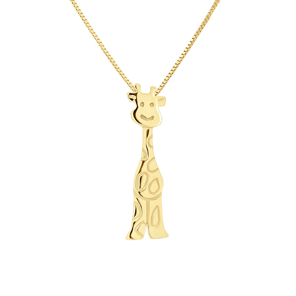 Pendentif GIRAFE - Or Jaune
