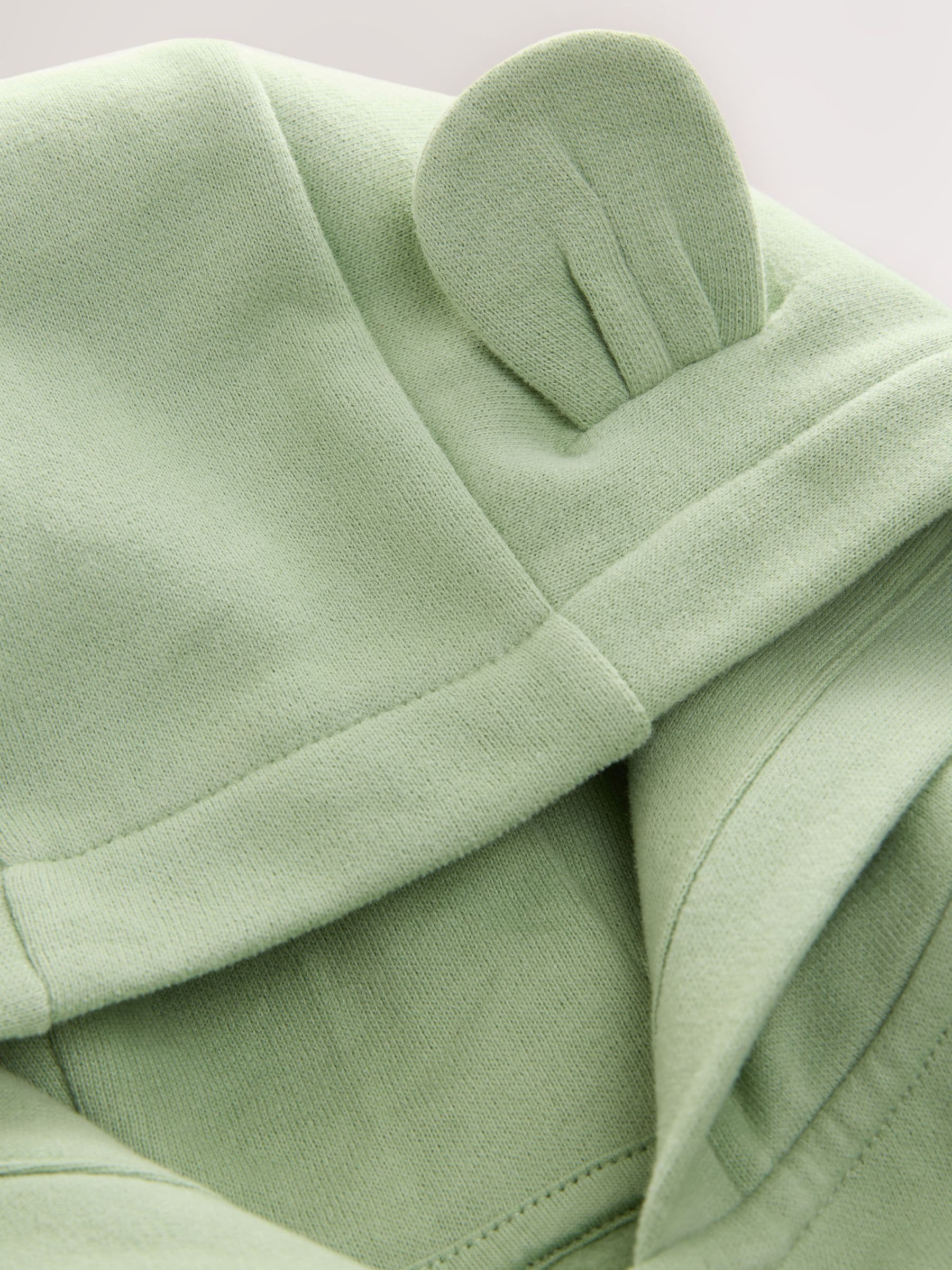 Grijs-groen - Hoodie met ritssluiting (3 mnd-7 jr)