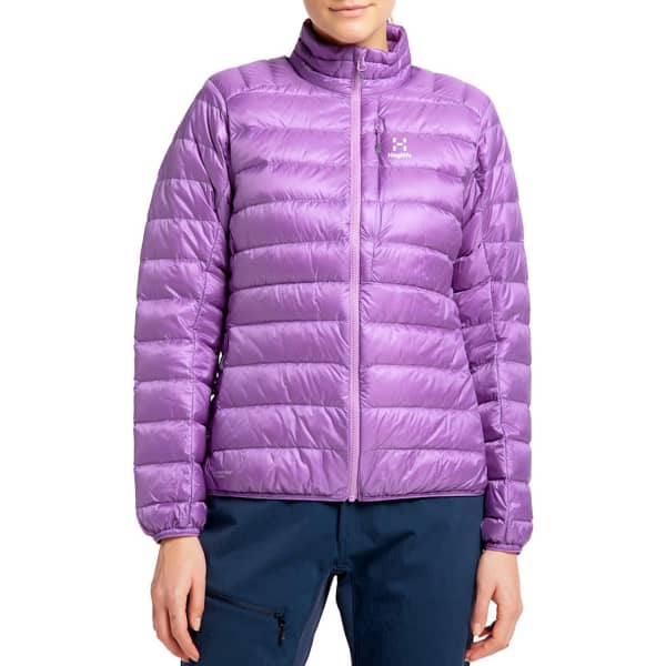 Doudoune randonnée HAGLÖFS ROC DOWN JACKET WOMEN PURPLE ICE