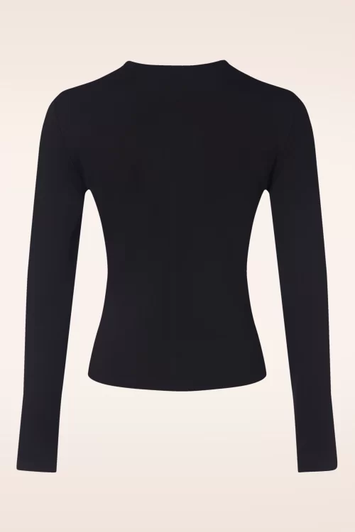Vixen Criss cross top in zwart