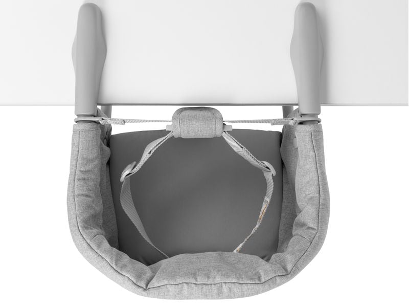 COCON Tischsitz Grau Bequemer und kompakter Sitzschutz für Babys
