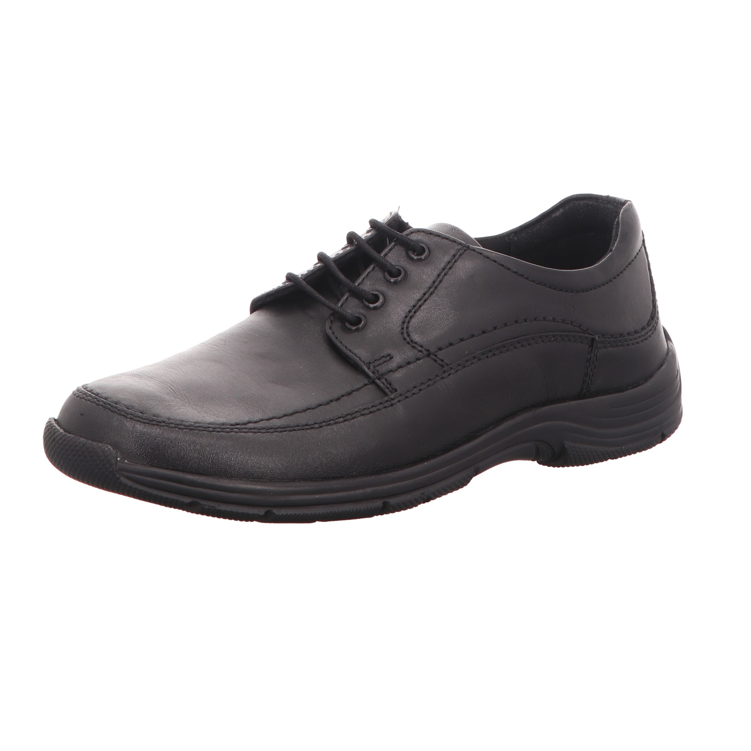 Scarbello Herren-Schnürhalbschuh Schwarz