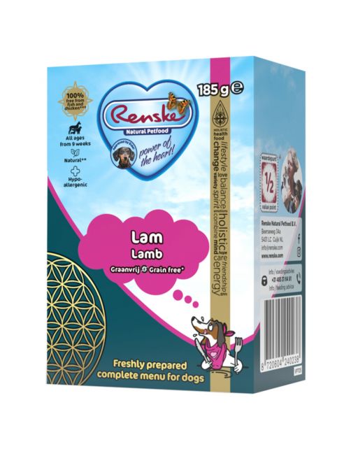 Renske Vers Graanvrij - Tetrapack 185 g - Hondenvoer