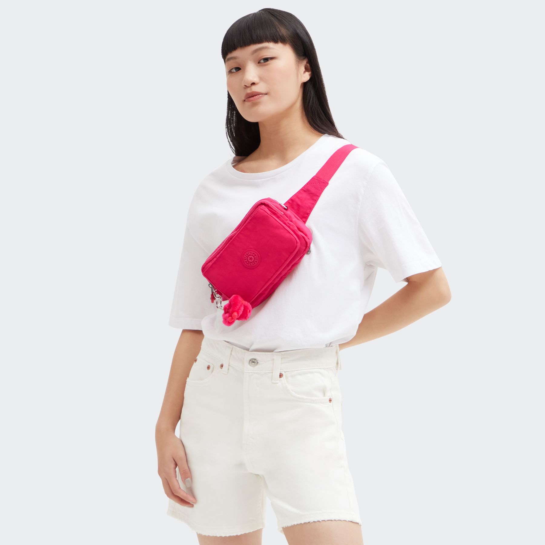 ABANU MULTI Mini sac 2 en 1 banane et à bandoulière - Confetti Pink