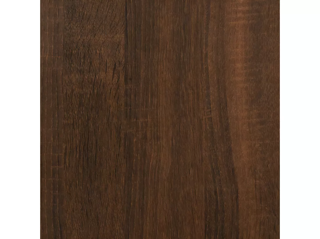 Table console chêne marron 100x39x78,5 cm bois d'ingénierie