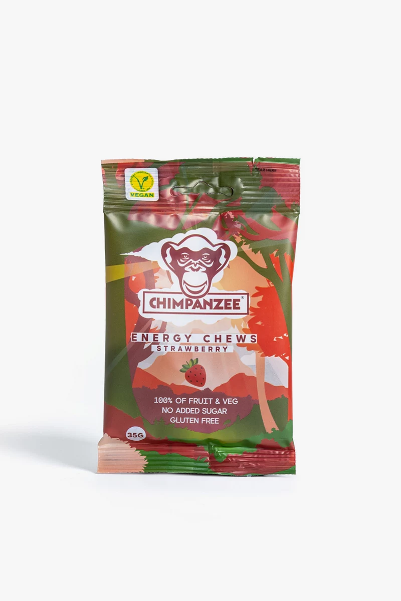 CHIMPANZEE Strawberry 20 x 35 g Energy Gummies