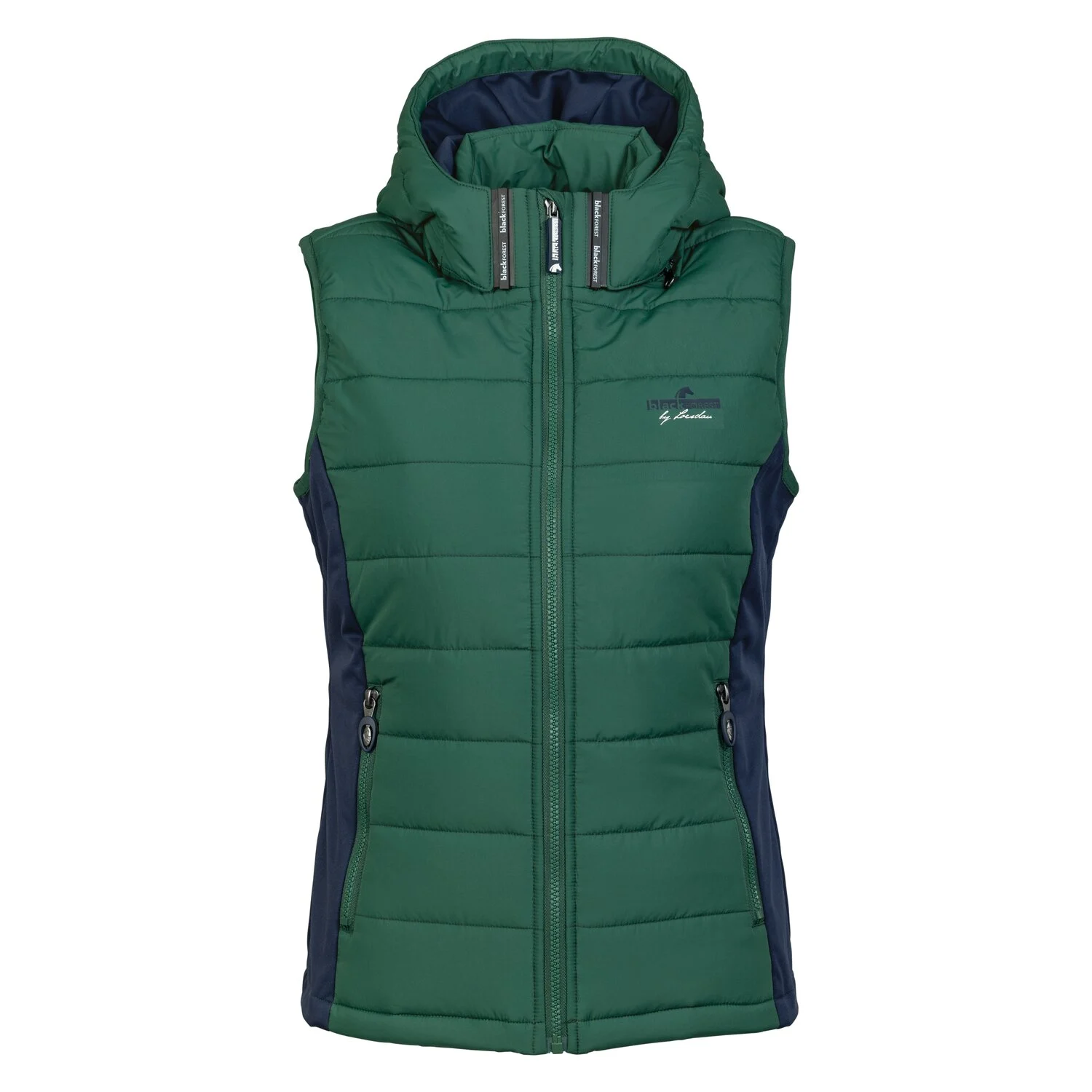 black forest Materialmix-Steppweste - race green - XS